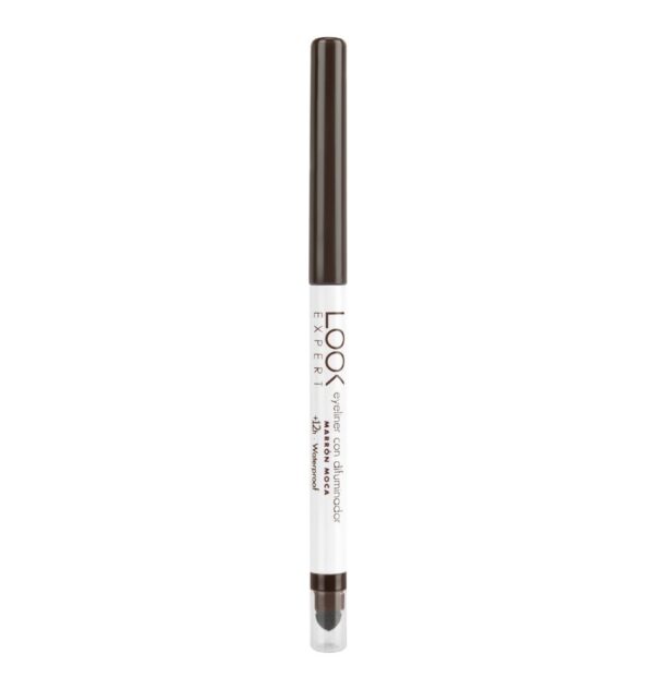 eyeliner con difuminador efecto terciopelo 1 marron