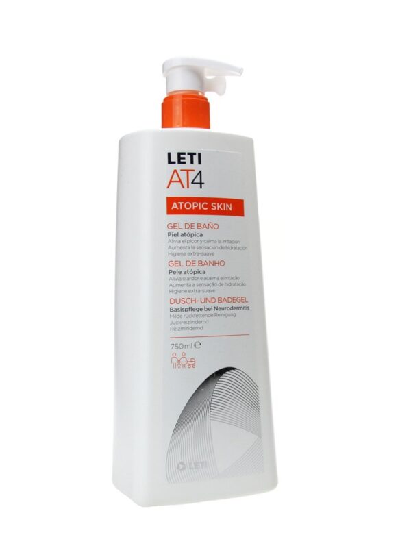 Letiat4 Gel de Baño Piel Atópica - Imagen 2