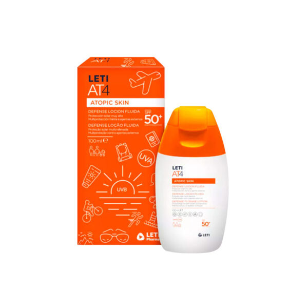 LetiAT4 Loción Solar Defense Fluida SPF 50+ - Imagen 2