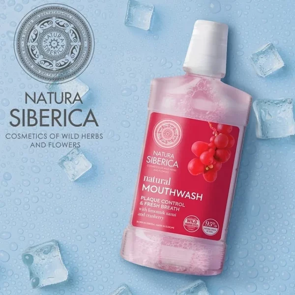 Natura Siberica Enjuague Bucal Natural Schizandra & Arándano Rojo 520ML - Imagen 3